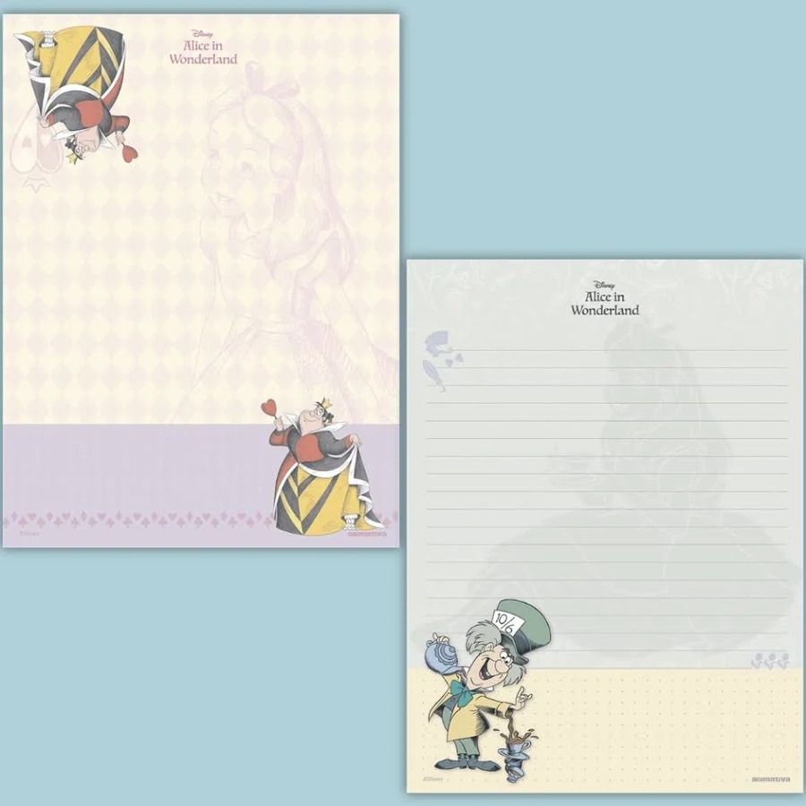 PAPEL DE CARTA ALICE C/8FLS
